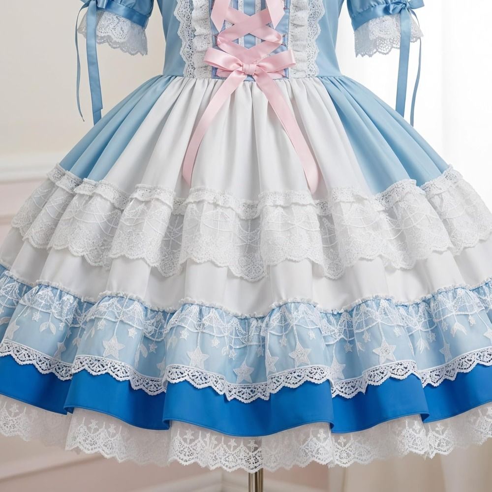 Lace Ribbon Trim - Fita de Renda Preta e Branca