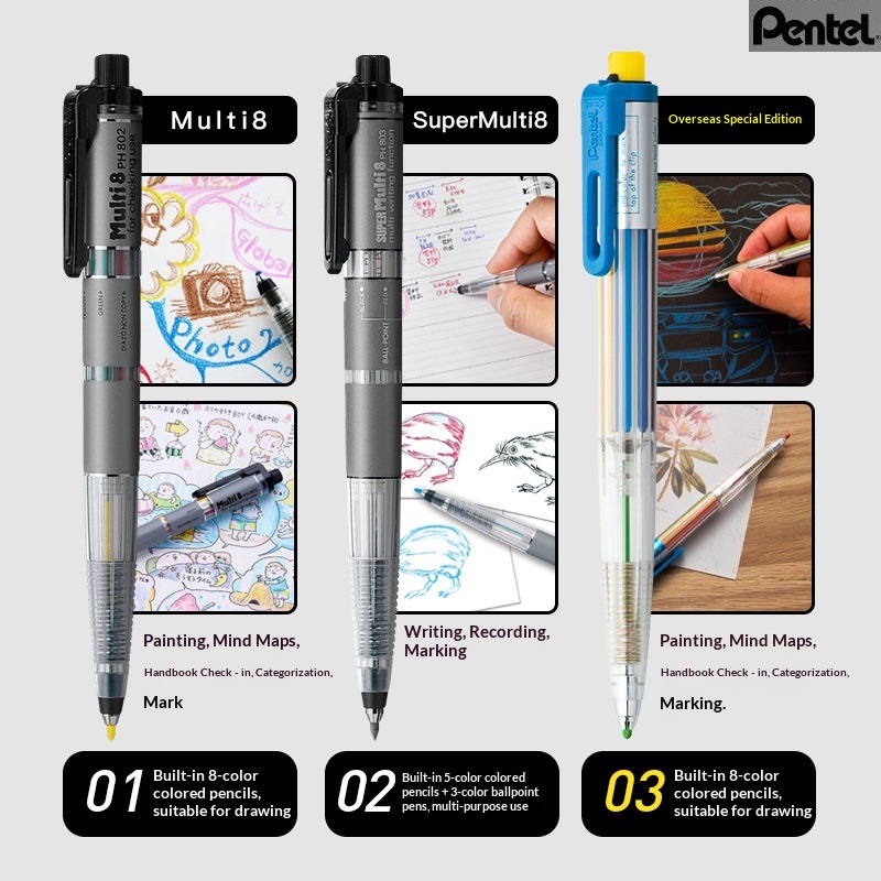 Staedtler Pencil Lumocolor - Conjunto de Lápis Mecânicos Coloridos Pentel