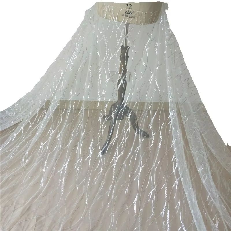 Tecido de Renda com Lantejoula - Lace Ribbon Trim avaliação e preço