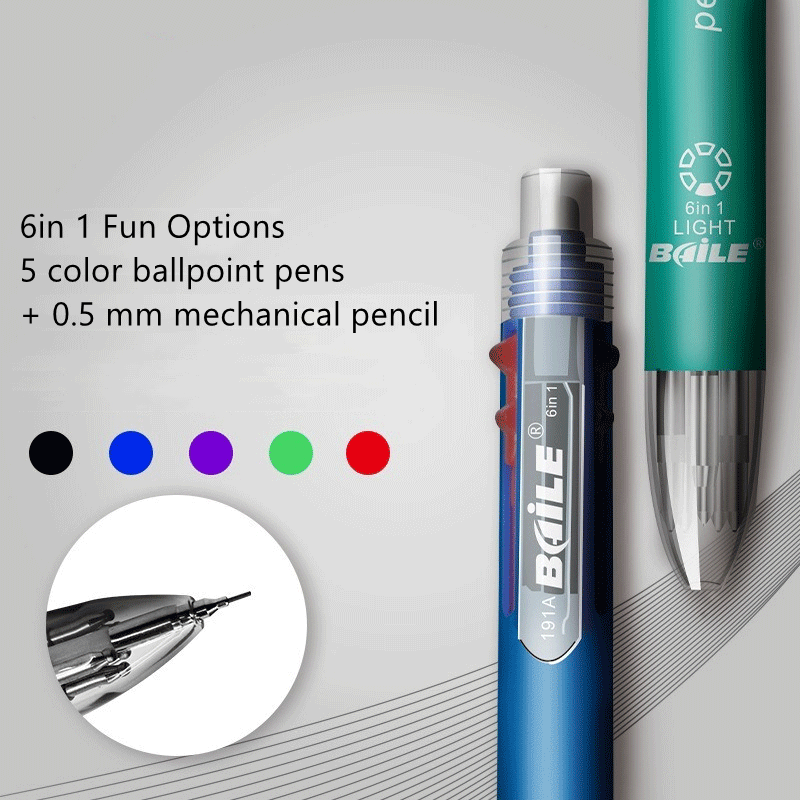 6 em 1 multicolorido caneta es - Staedtler Pencil Lumocolor avaliação e preço
