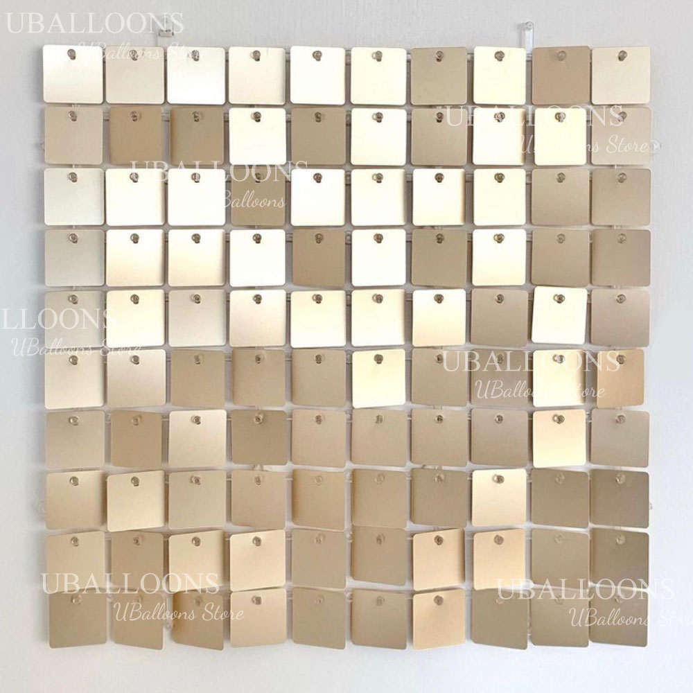 Painéis de Fundo Dourado Fosco - Sequin Fabric Panel avaliação e preço