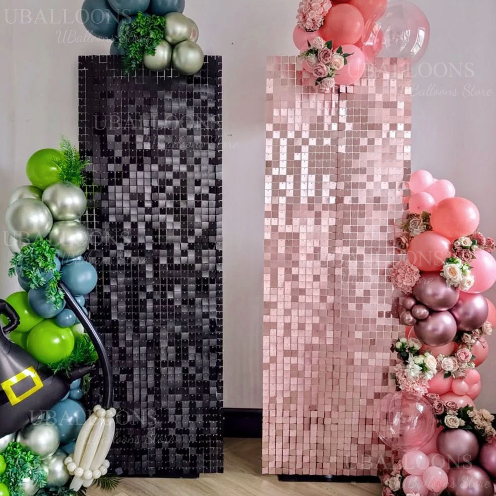6-24 peças de painéis de fundo - Sequin Fabric Panel avaliação e preço