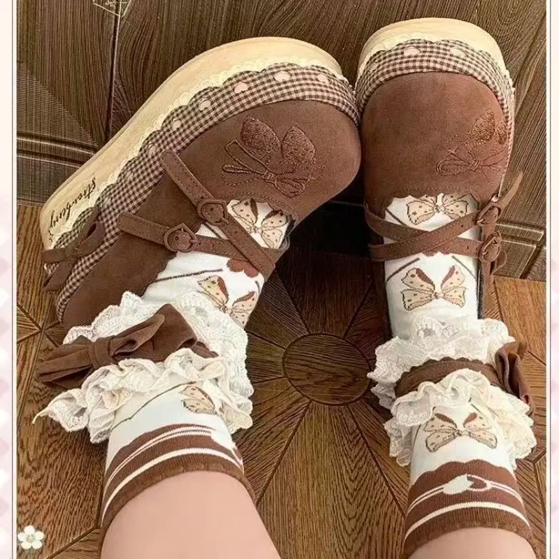 Sapatos de Salto Alto Lolita c - Embroidery Embellishments avaliação e preço