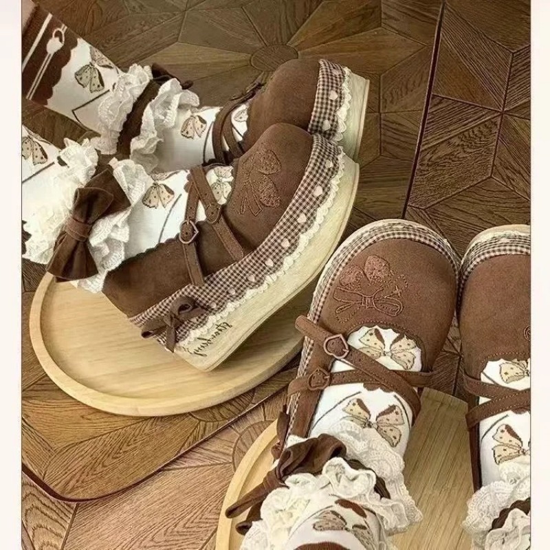 Sapatos de Salto Alto Lolita c - Embroidery Embellishments avaliação e preço