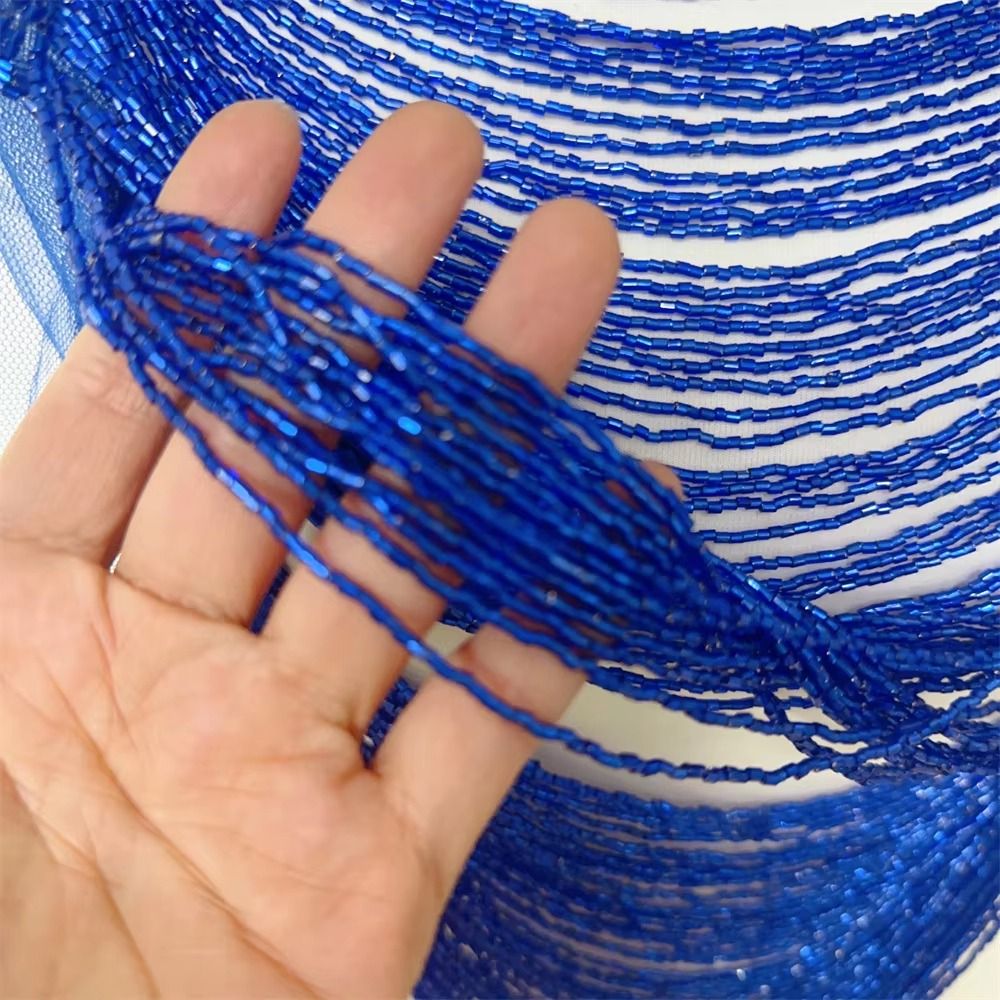 Aplique de Franjas Multicamada - Beaded Trim Fringe avaliação e preço