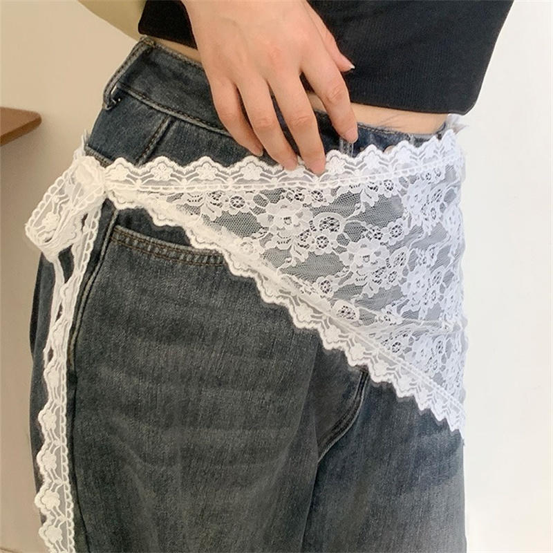 Saia Curta de Renda Triangular - Lace Ribbon Trim avaliação e preço