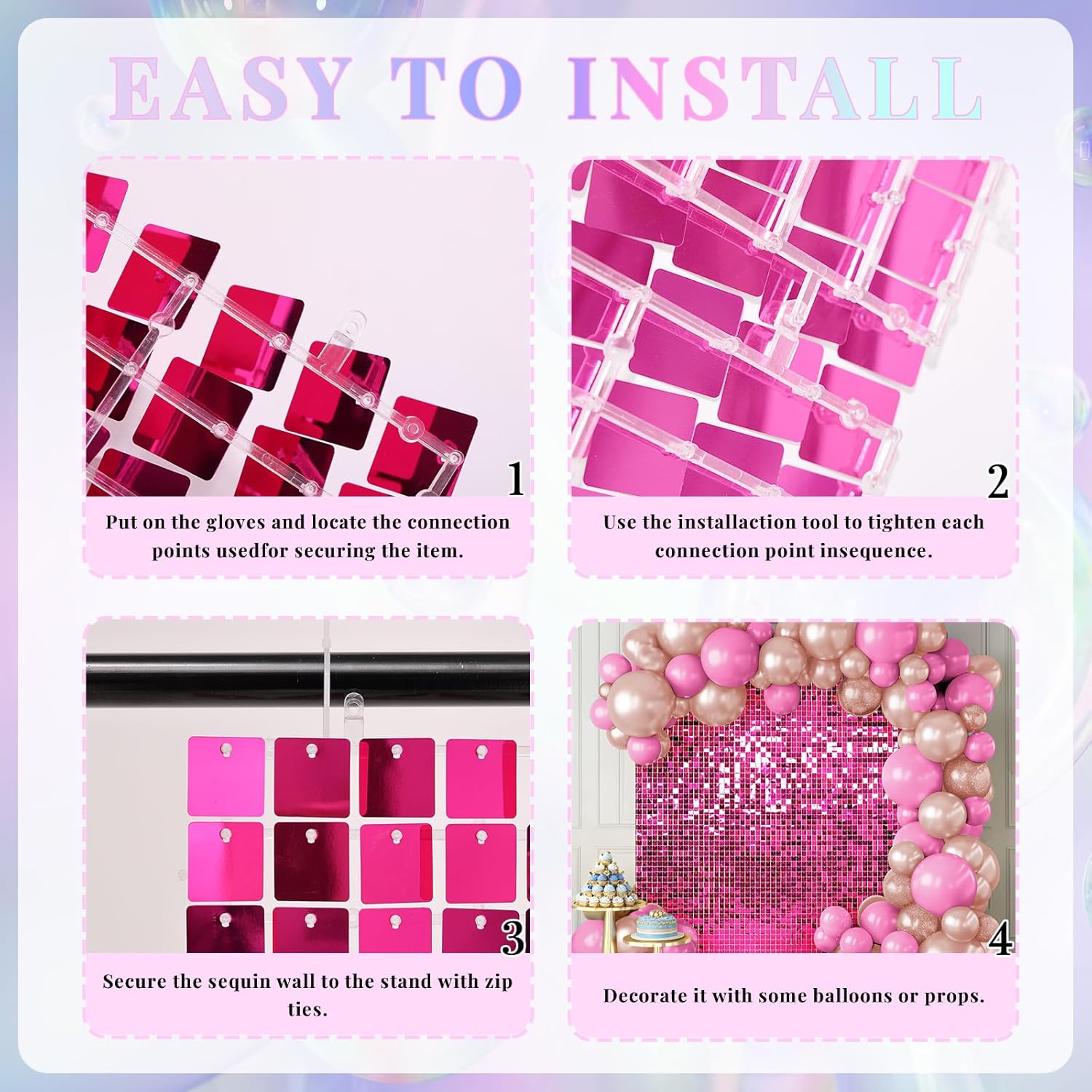 500-5000 peças de lantejoulas  - Sequin Fabric Panel avaliação e preço