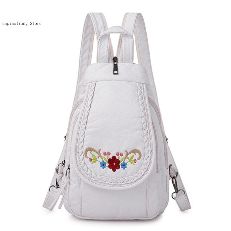 Sacos de ombro para mulheres d - Applique Patch Flower avaliação e preço