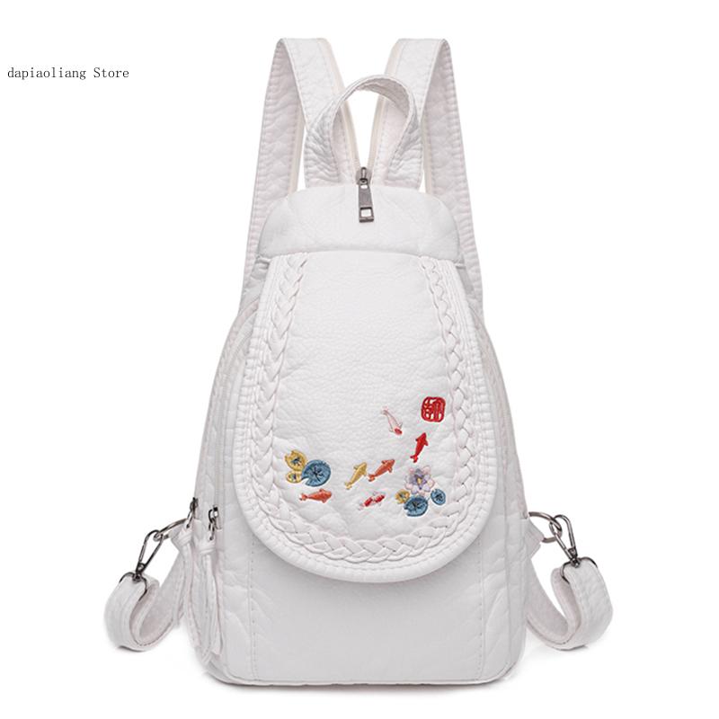 Sacos de ombro para mulheres d - Applique Patch Flower avaliação e preço